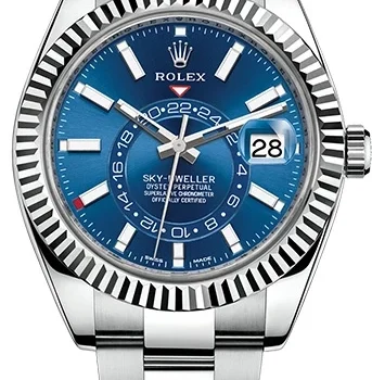 Rolex Sky-Dweller 42mm Steel and White Gold 326934-0003